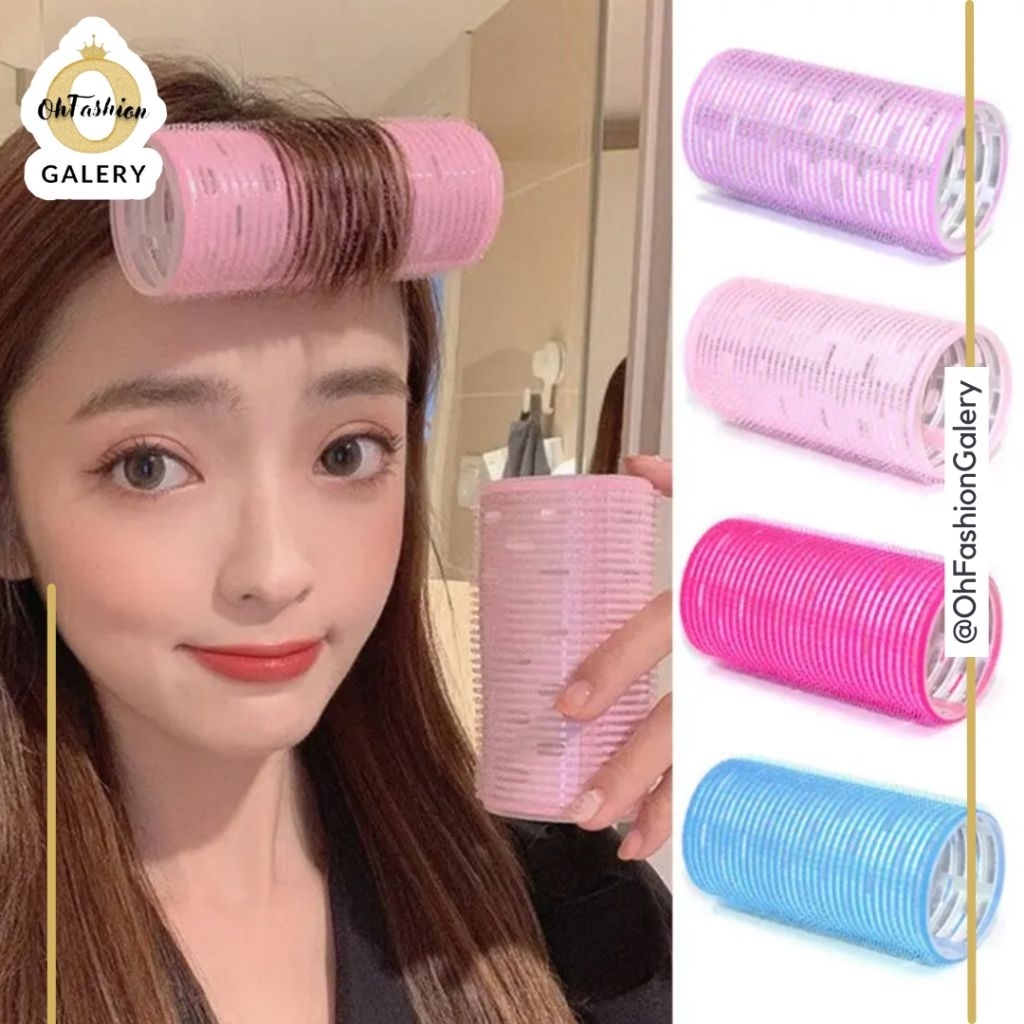 OHFASHION Roll Rambut Otomatis / Roll Poni / Roll Rambut Tempel / Roll Rambut Nagita