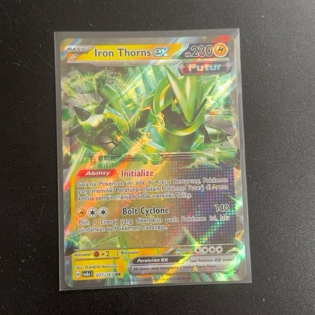 Iron Thorns Ex sv6s 077/167 RR - Kartu Pokemon Indonesia