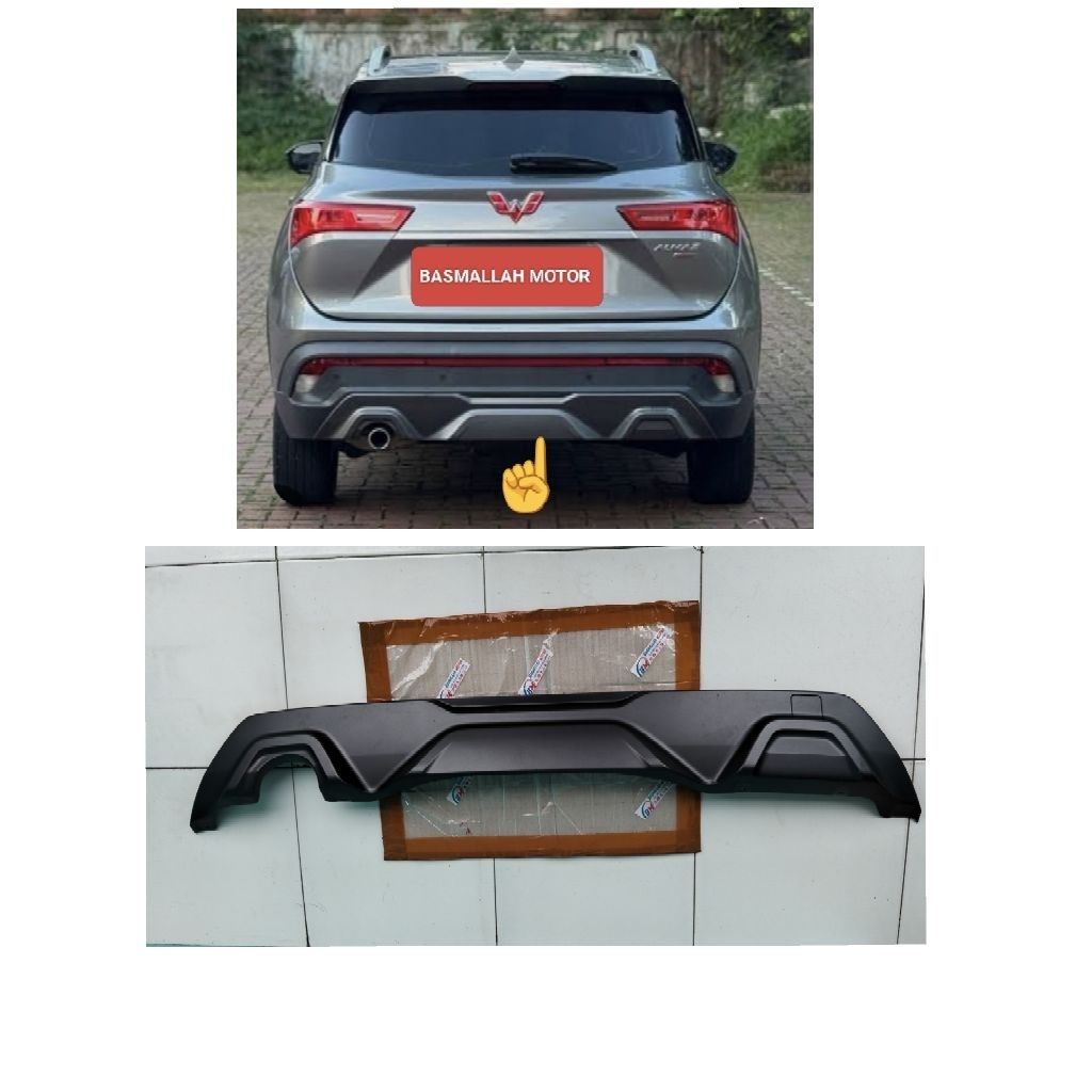 spoiler bemper belakang bawah Wuling almaz