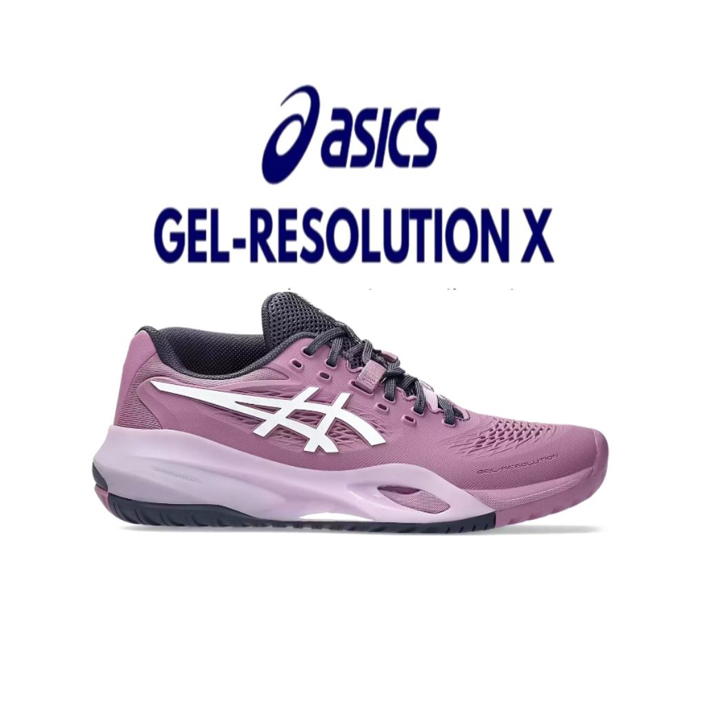 Sepatu Asics Resolution X Tenis Ube White