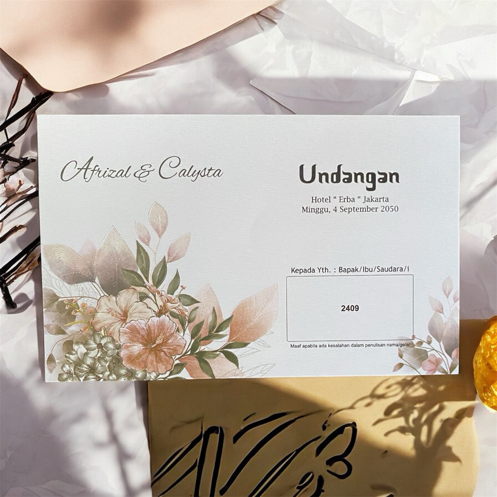 Blangko Erba Erba Kode 2409 Blangko (Gratis File Setting) Undangan Tanpa Teks
