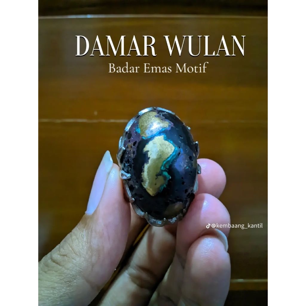 BATU AKIK DAMAR WULAN EMAS JUMBO MUMBUL SAKRAL