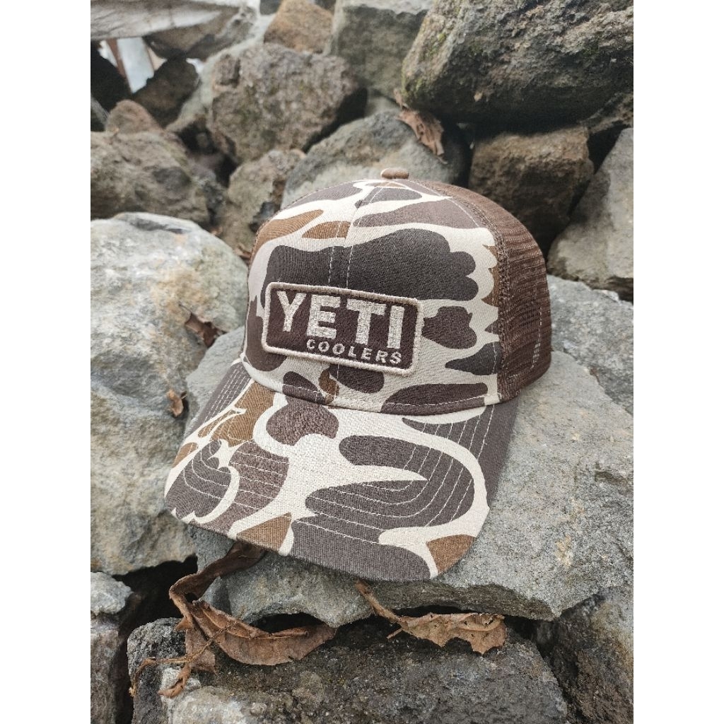 Yeti Coolers Camo Under Visor Hijau Hat
