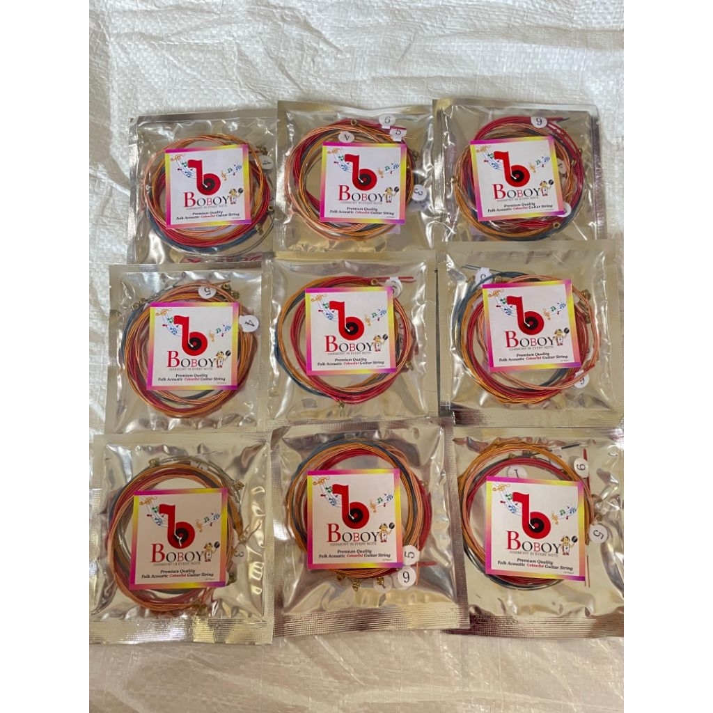 Senar Gitar Akustik String Warna Warni Senar Gitar Pelangi Senar Gitar Akustik Warna Warni Senar Git