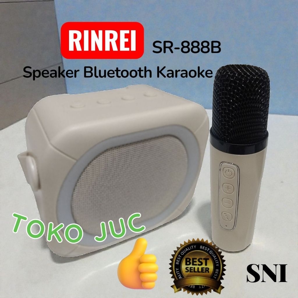 Speaker Karaoke bluetooth+mic wireless