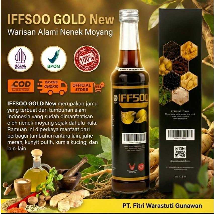 Garansi 100% Uang Kembali - IFFSOO Gold Herbal BPOM Halal – Stamina & Vitalitas