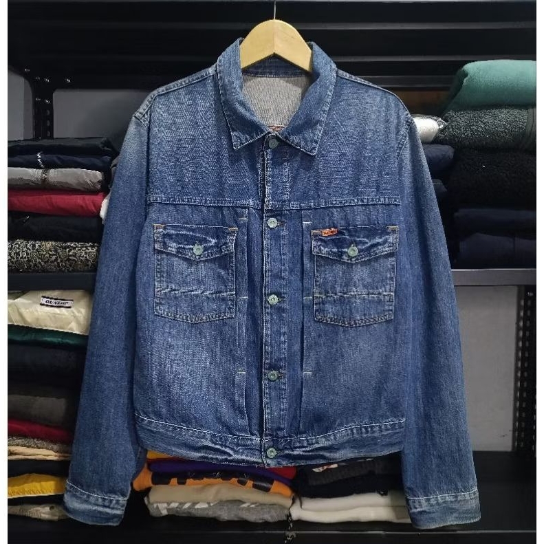 Vtg Ralph Lauren RL Trucker Denim Type II