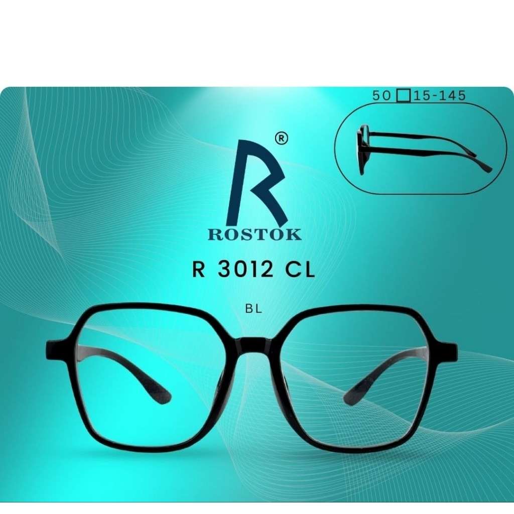 R 3012 - Kacamata Minus Wanita Custom Sesuai Resep -8 -7 -6 -5 -4 -3 -2 -1 Model Kotak Besar Ringan