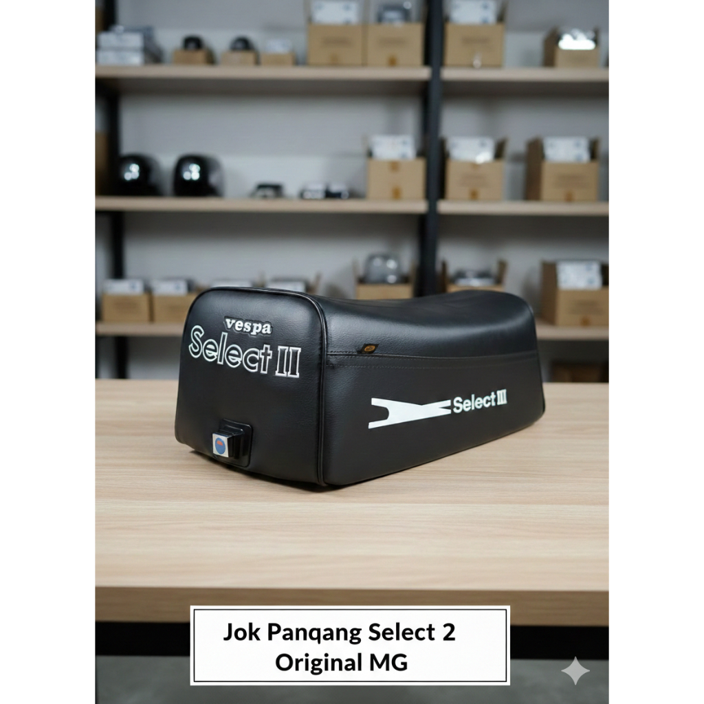 Jok Panjang Vespa Select 2 / II Original MG Cakep Berkualitas