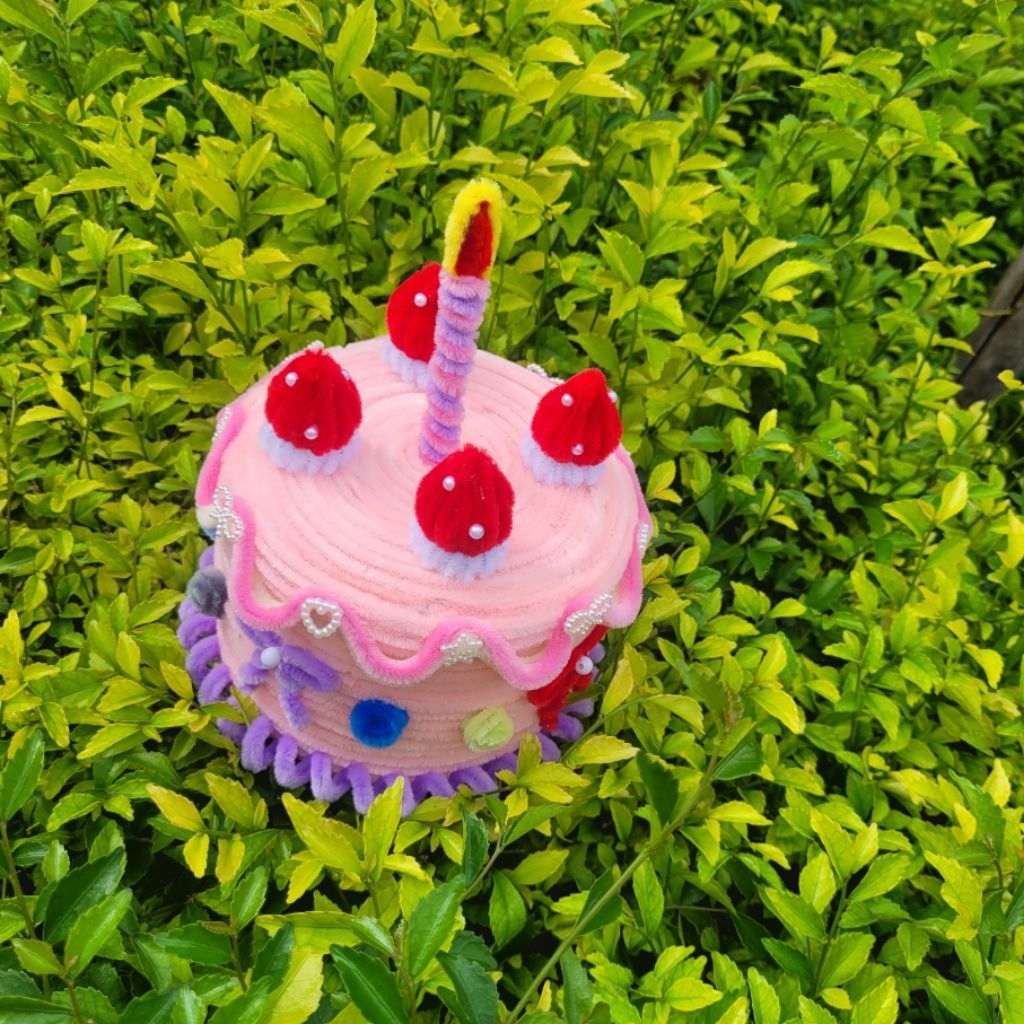 Replika Cake ultah//Fake Cake//souvernirhadiah//kuekawatbulu