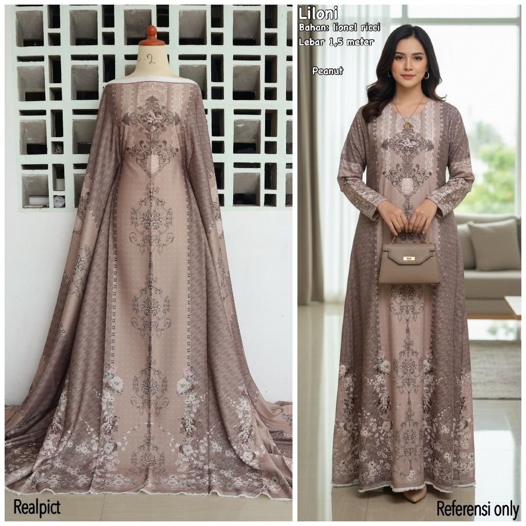 kain meteran lionel richie motif etnik#kain meteran tarbaru#kain wanita kekinian//