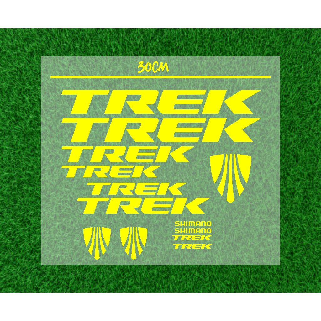 cutting stiker sepeda mtb trek