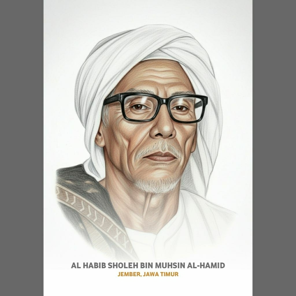 Poster Foto Habib Sholeh Tanggul | Habib Sholeh Bin Muhsin Al-hamid