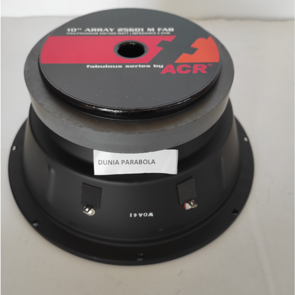 Speaker 10 inch array fabulous VACUM vakum 25601 M fab fabulous series by ACR