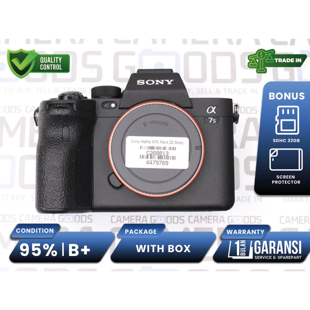Kamera Sony A7S Mark III Mirrorless FullFrame BodyOnly Second Bekas Grade B+ / Alpha A7SIII - C25034
