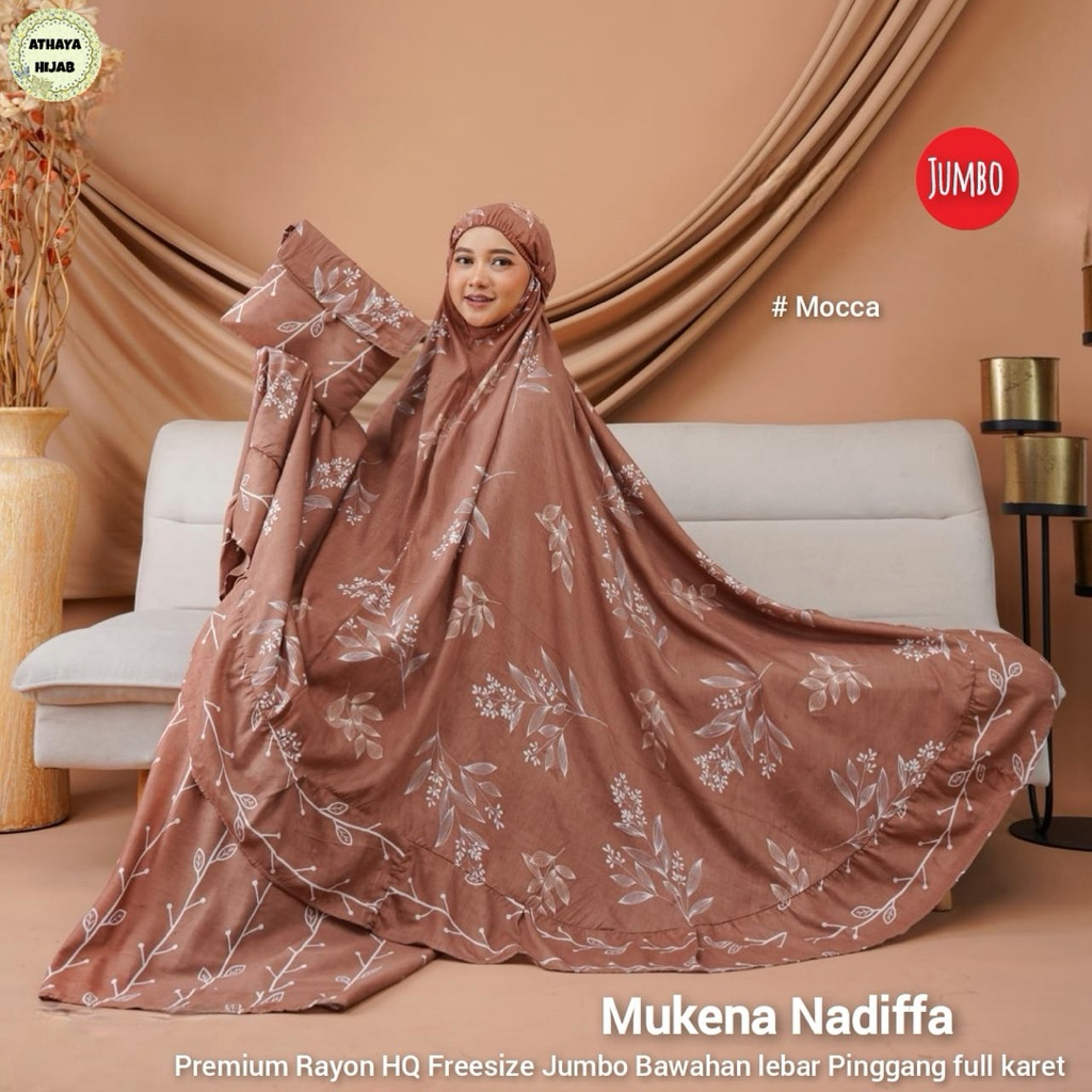 Mukena Nadiffa Rayon Adem Halus Lembut Nyaman
