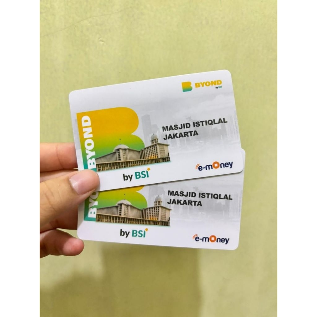 Kartu e-money BSI Masjid Istiqlal e-toll KRL