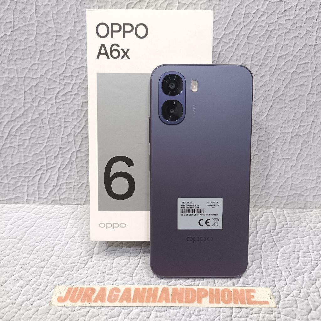OPPO A6X 4/128GB 4/64GB HP BEKAS SECOND FULLSET