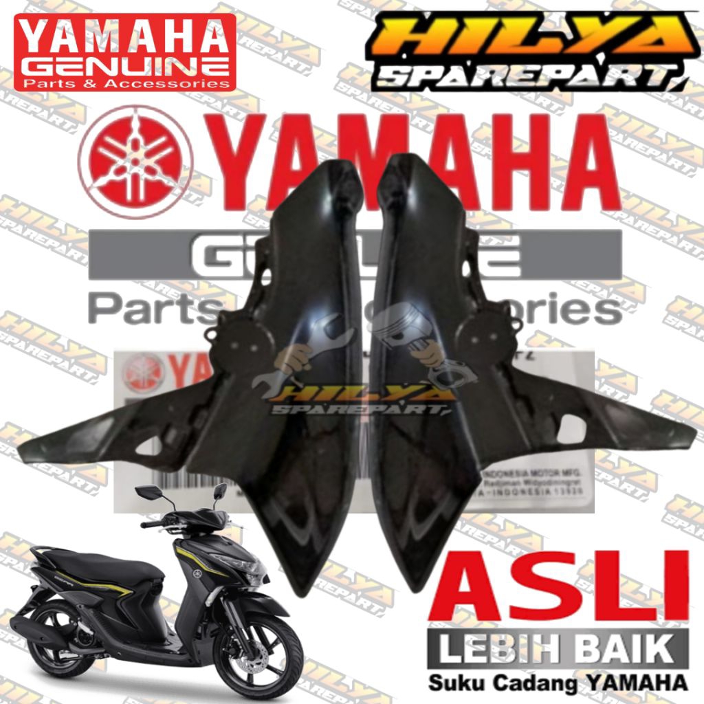 PANEL B3W-F835U-00-P B3W-F835V-00-P COVER PANEL SAYAP DEPAN MIO GEAR 125 HITAM METALIK ORIGINA YAMAH