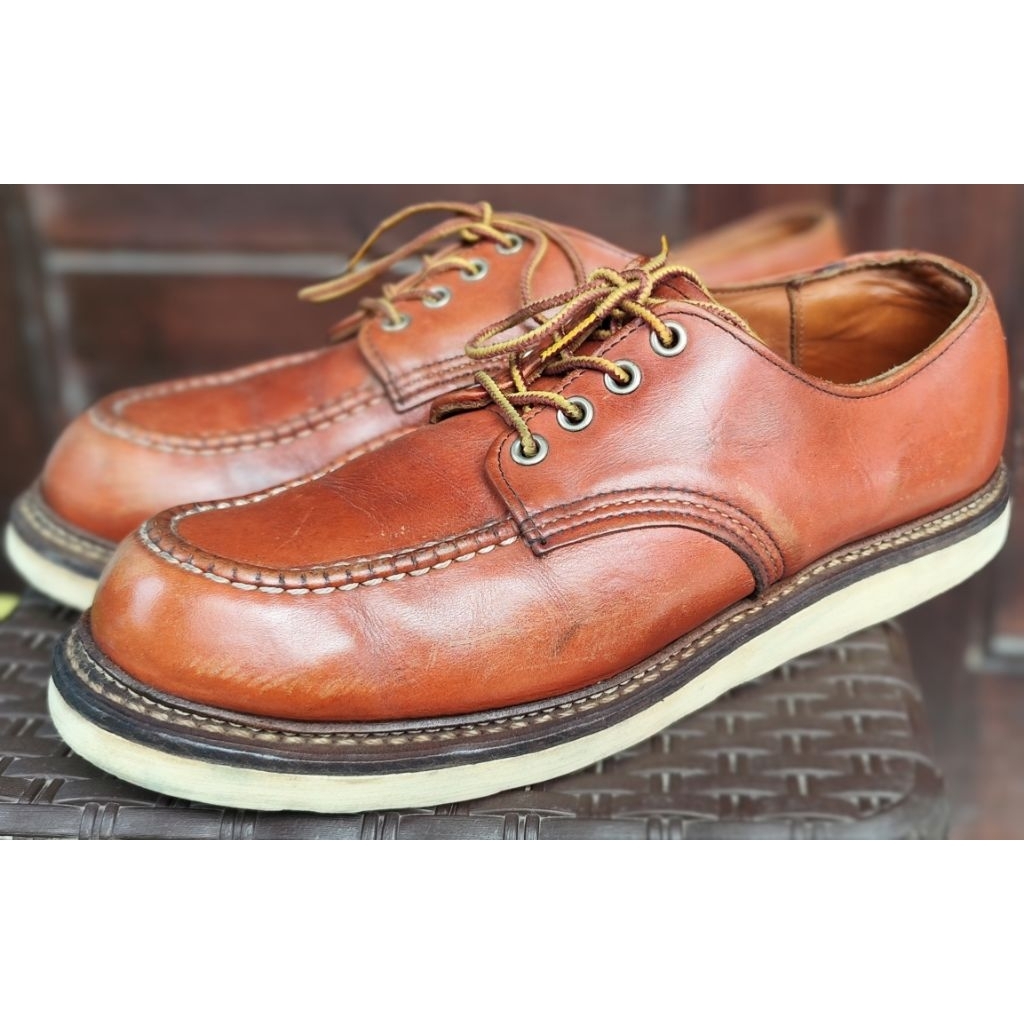 Red Wing Moctoe 8103 Oxford Oro Russet Made in USA Sz 42 insol 27 cm