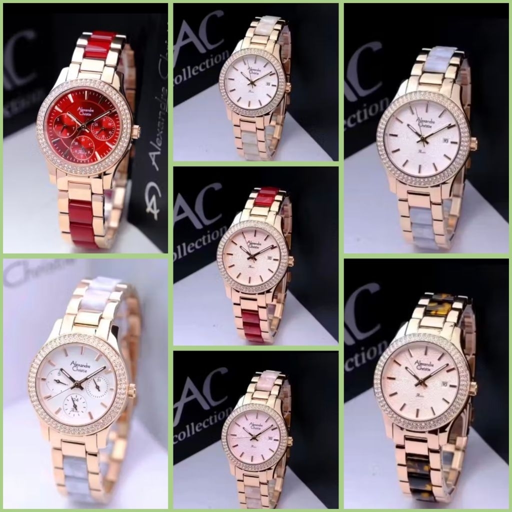 JAM TANGAN WANITA ALEXANDRE CHRISTIE AC 2914  / AC 2932 / AC 2463 / AC 2b63 ALEXANDER CHRISTIE WANIT