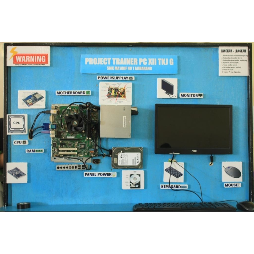 TRAINER PC untuk media pembelajaran