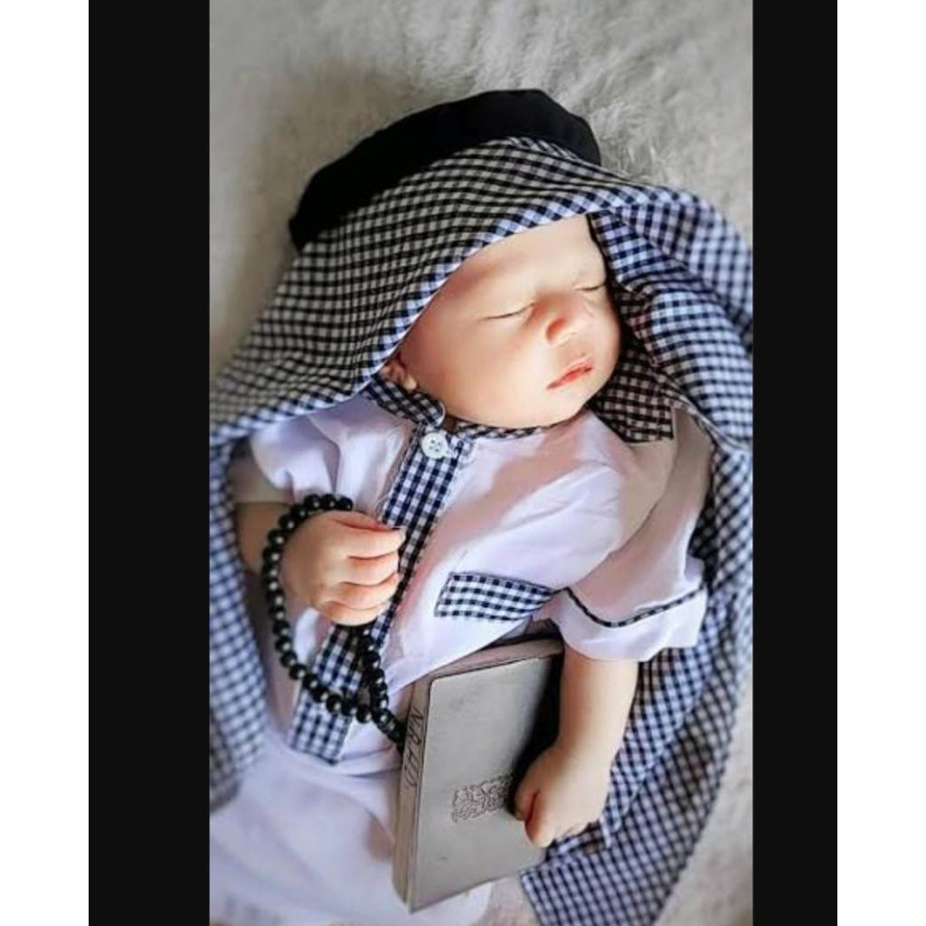 paket aqiqah,Baju koko bayi jubah  Turki ,set jubah aqiqah bayi sorban