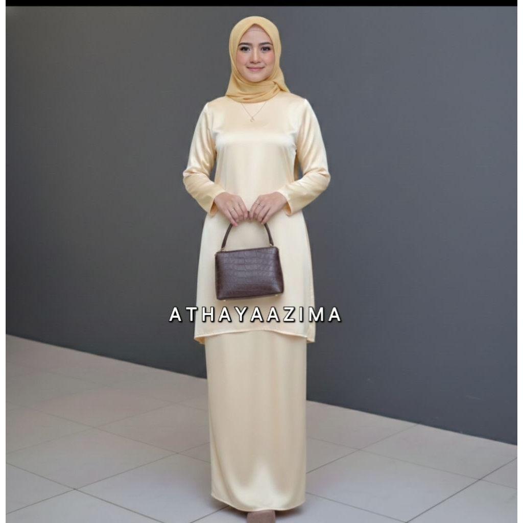 SETELAN KURUNG MELAYU TERBARU/BAJU KURUNG POLOS SET ROK SETELAN KURUNG MELAYU BAJU DAN ROK