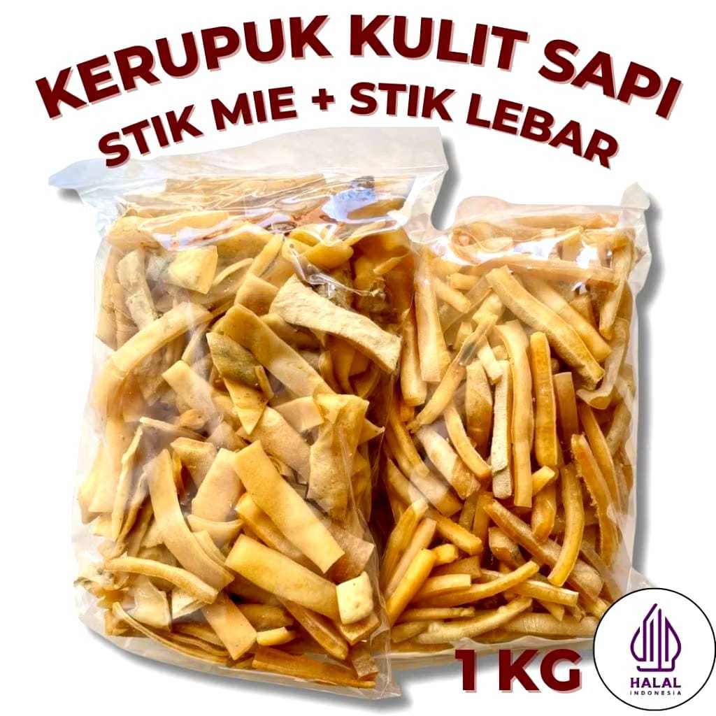 Kerupuk Kulit Sapi Mentah 1kg