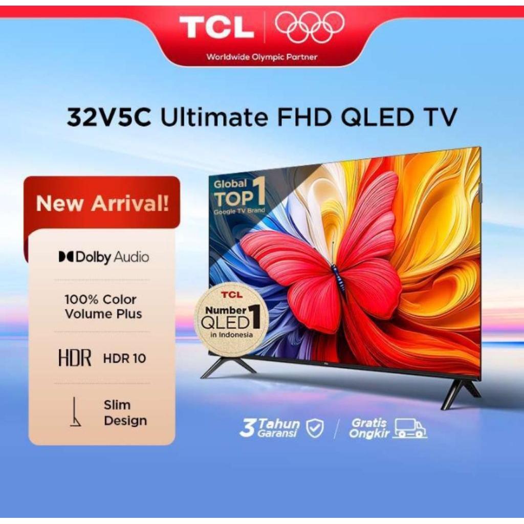 TV QLED TCL 32V51C / 32V5C /32S51K GO'OGLE 32inchi