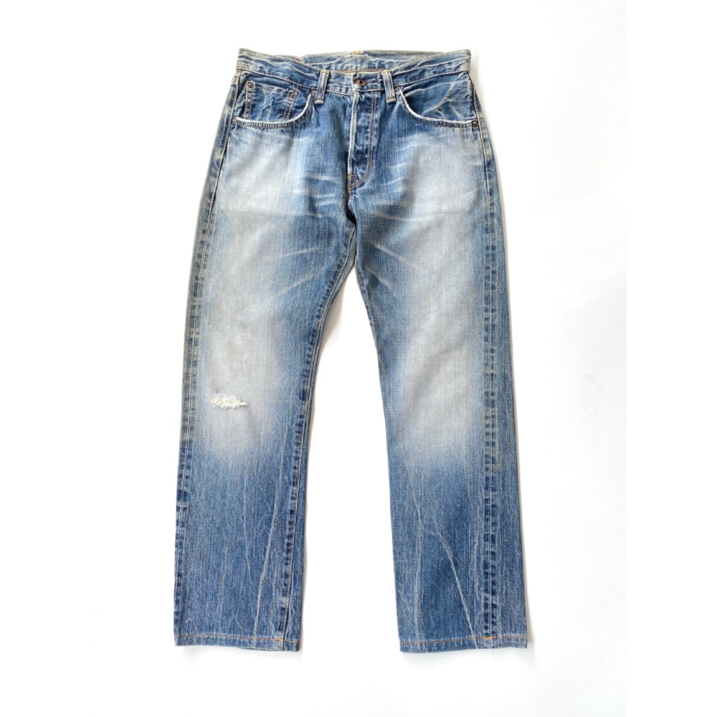 Edwin 505BXX Selvedge Faded Blue Jeans