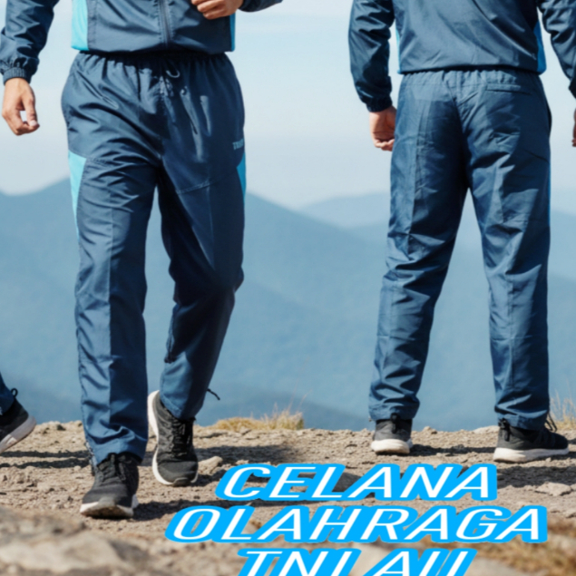 CELANA OLAHRAGA ATAU BIRU PANJANG - CELANA DIDORA OLAHRAGA TNI AU - CELANA OLAH RAGA PRIA WANITA