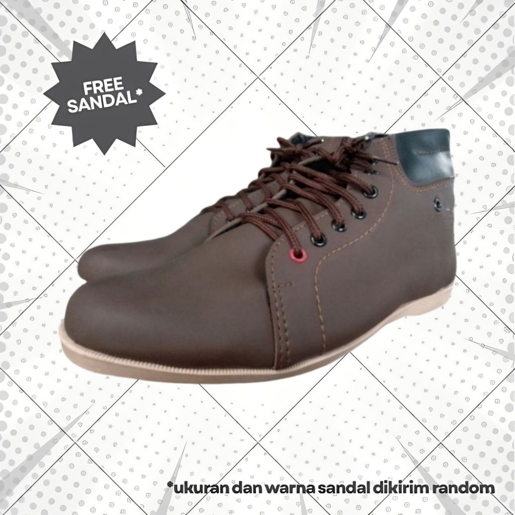 Sepatu Pria Original Redknot Luz Brown - Size 43