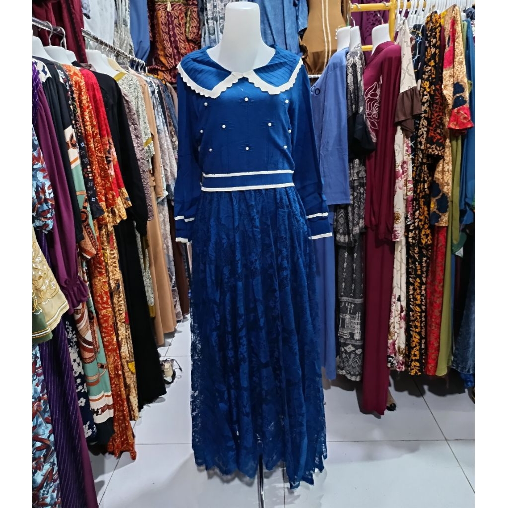 COD/[GAMIS LEBARAN 2026]/GAMIS RAJUT MIX BRUKAT/ BLUDRU by ZARA WOMAN ORIGINAL 100%