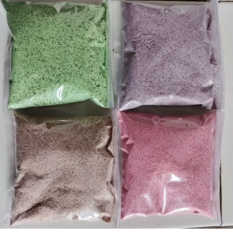 TEPUNG ROTI PANIR PREMIUM WARNA WARNI PINK STRAWBERRY HIJAU MATCHA GREEN TEA COKLAT UNGU PURPLE 200G