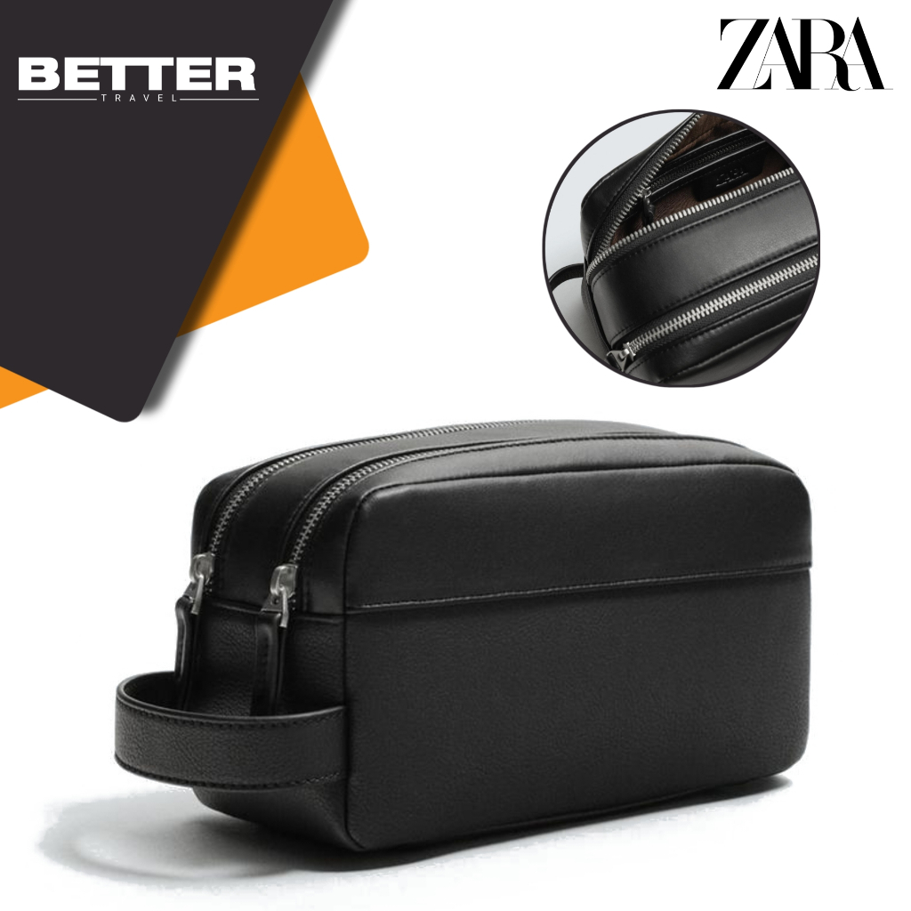 Tas ZARA clutch pria hand bag casual traveling daily formal pouch