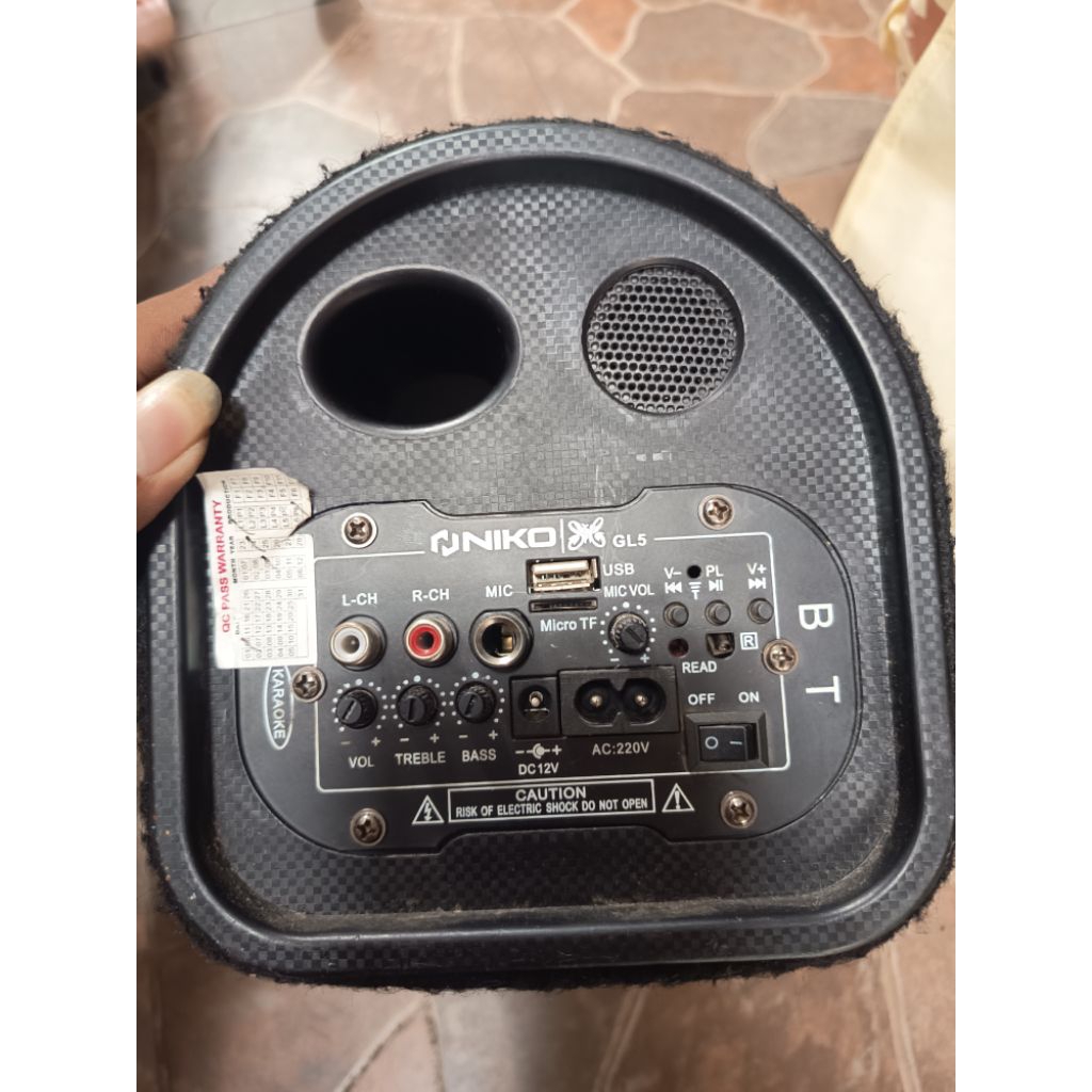 Speaker Niko GL-5(Rusak)