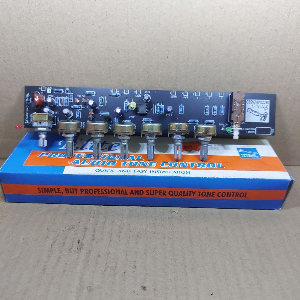 kit mixer audio 7 potensio ic 4558 product by ELITE