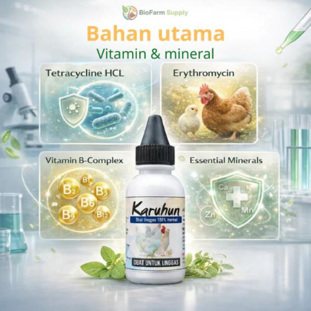 karuhun obat herbal alami untuk ayam sakit