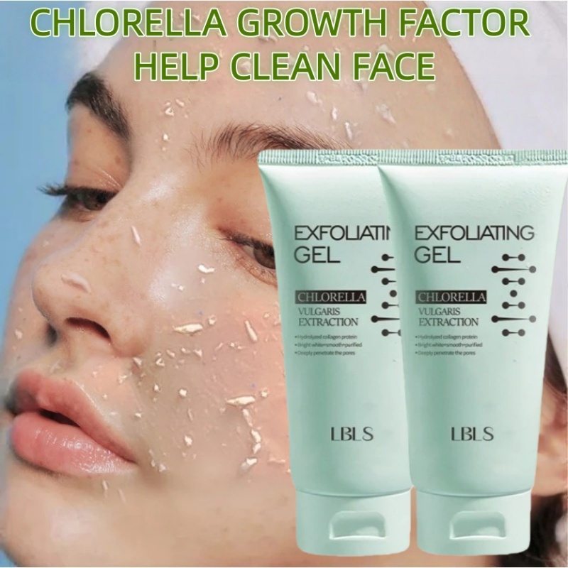 Gel Eksfoliasi Pemutih untuk Wajah dan Tubuh, efektif mengangkat kulit mati, memutihkan kulit, mengh
