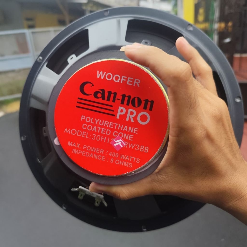 Speaker Canon pro 12 in woofer 400 watt