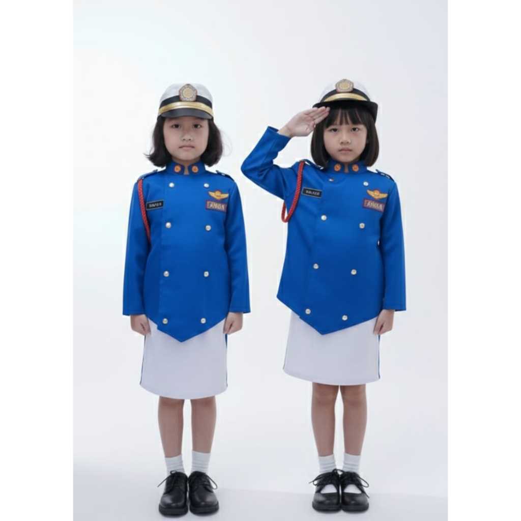 Baju Taruna Akmil Anak Perempuan Kostum profesi Taruni Akmil Baju profesi Akmil cewek