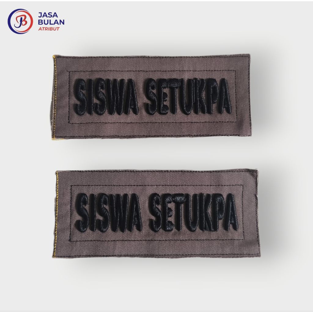 BORDIR TULISAN SISWA SETUKPA | POLRI/POLISI