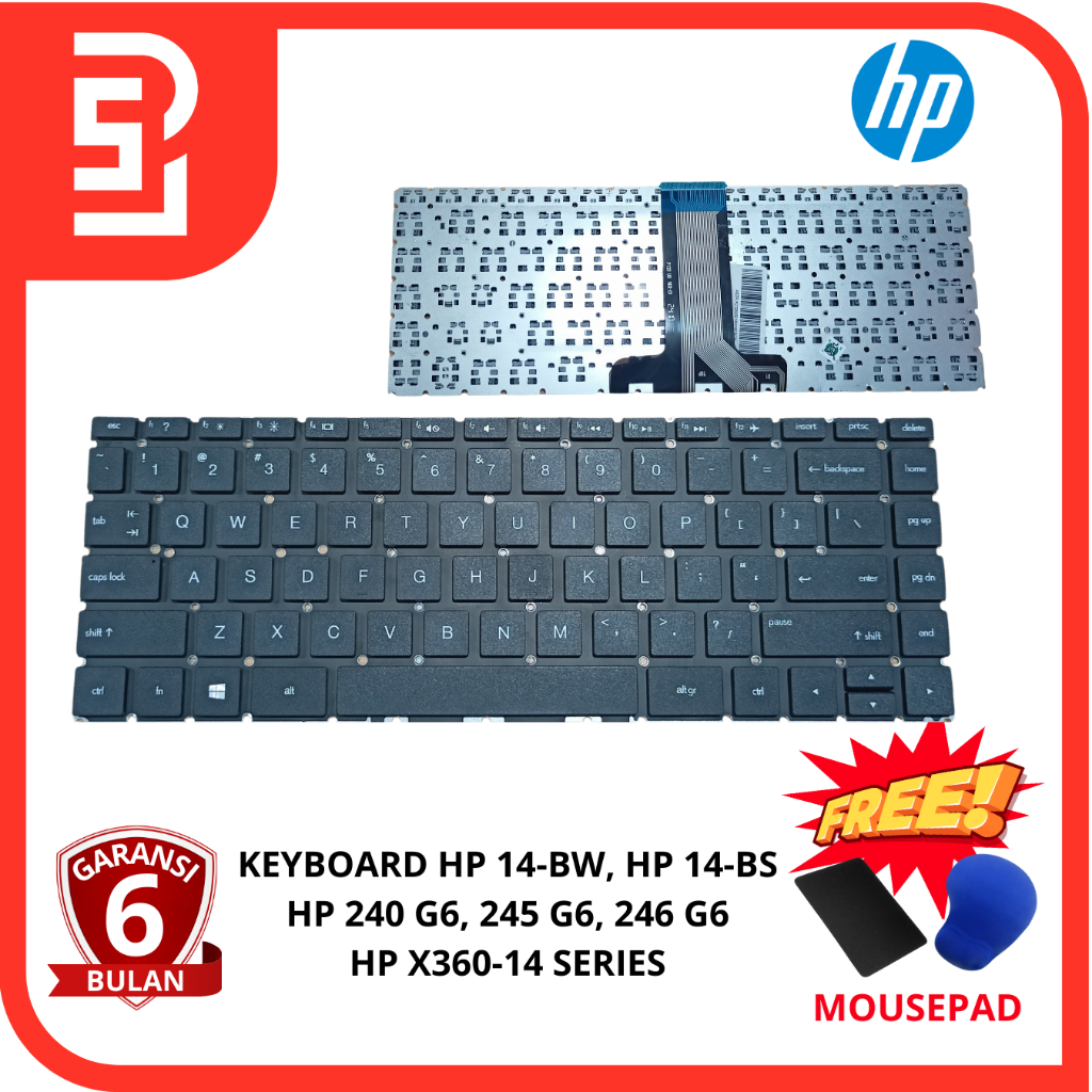 Keyboard Laptop Notebook Hp 14-BW 14-bw001au Series