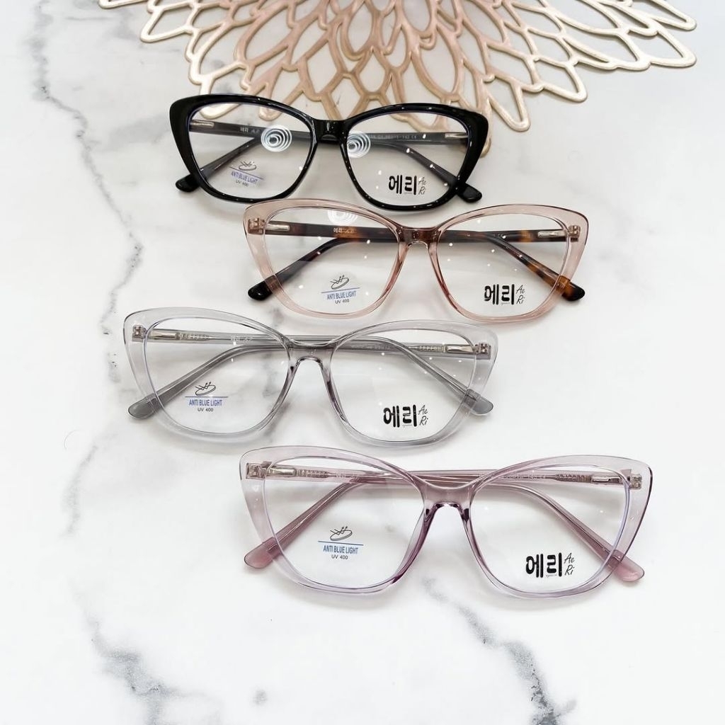 Kacamata Baca Plus Cat Eye Standar Optik (+0.25 s/d +3.00)