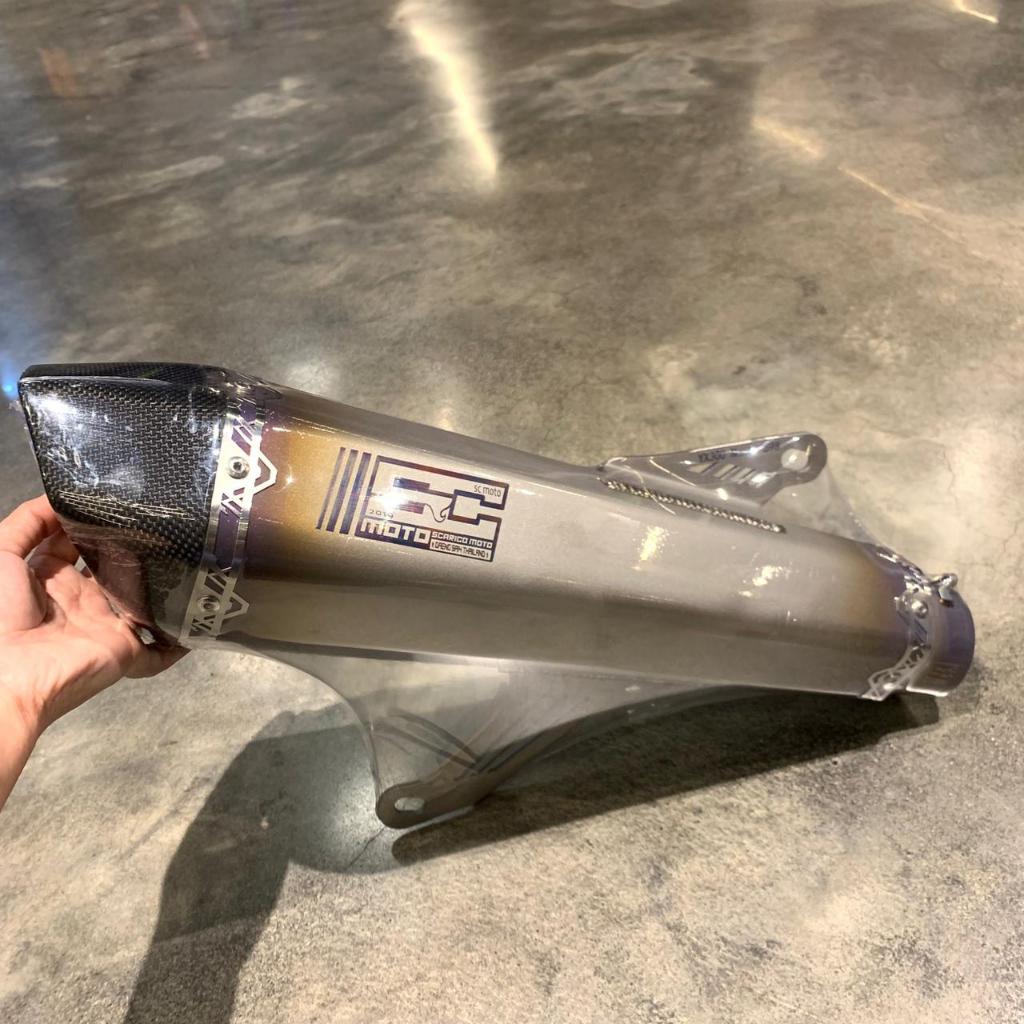 SC MOTO THAI KNALPOT MOTOR XMAX FULL TITANIUM CNC ALLOY