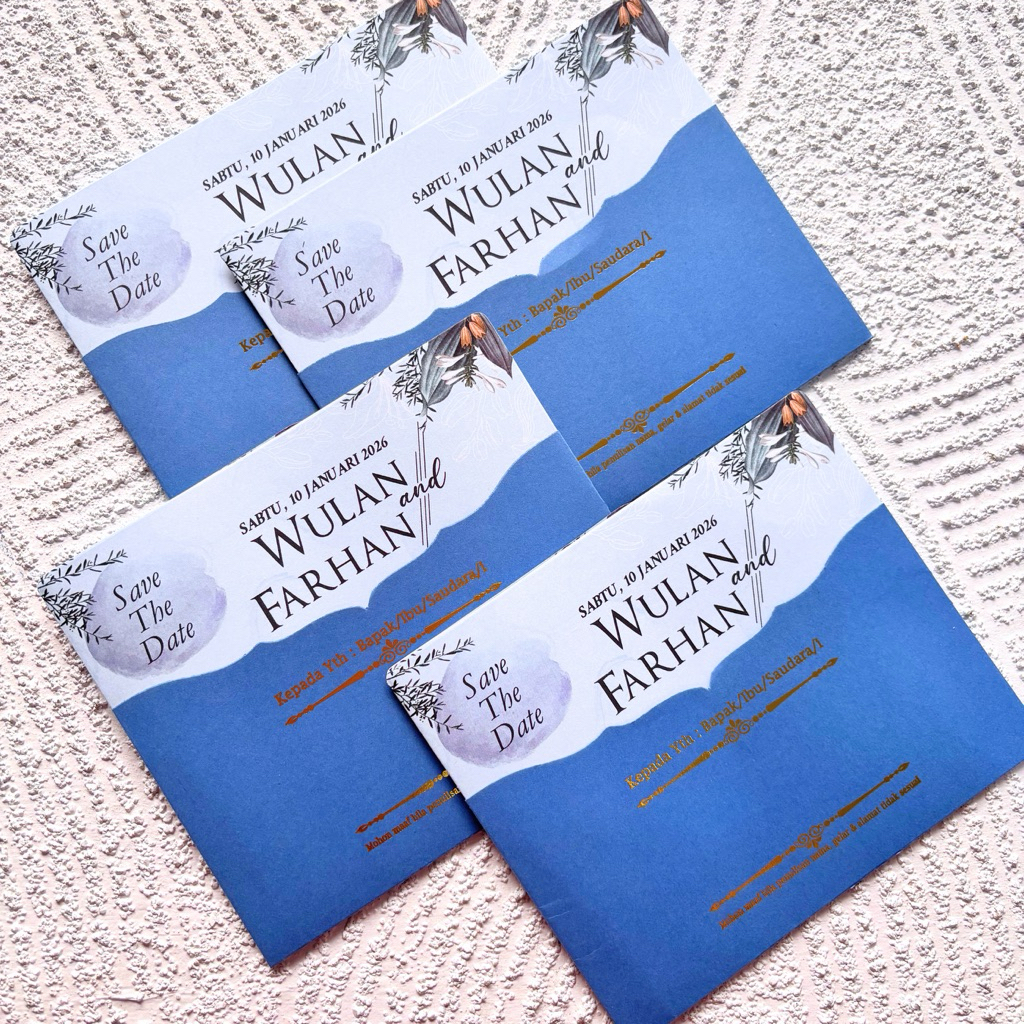 sm 05 kertas blangko undangan pernikahan kosong murah rustic aesthetic