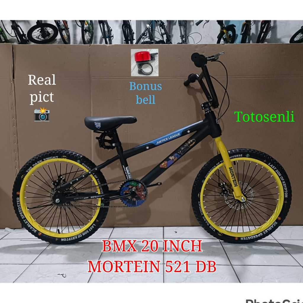 sepeda anak bmx 20 inch vortec rem cakram ban jumbo sepeda bmx 20 inch