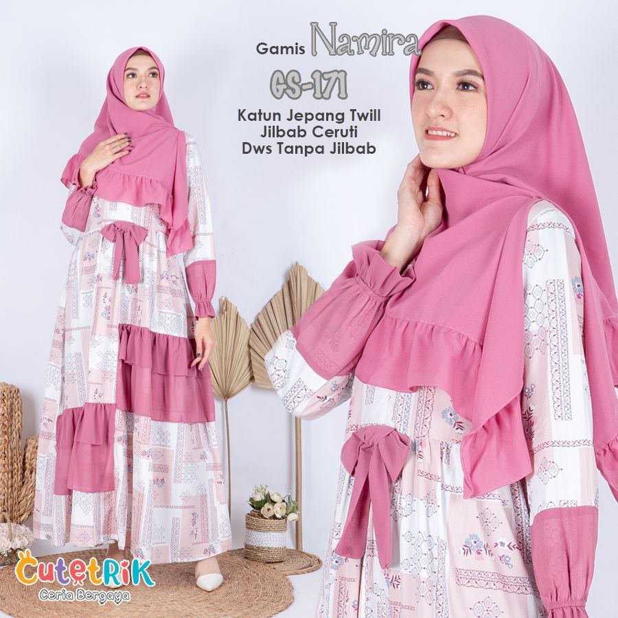 PROMO DISKON GAMIS KATUN JEPANG GAMIS SYARI GAMIS DEWASA MODEL KEKINIAN GAMIS WARNA HITAM GAMIS BATI