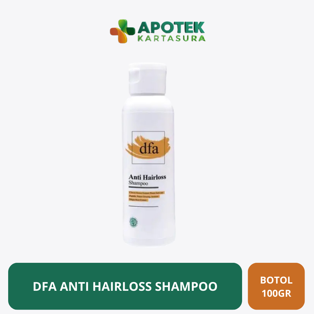 DFA Anti Rontok Shampoo 100ml - Mengurangi Kerontokan Ekstrak Botanikal Nutrisi Kulit Kepala